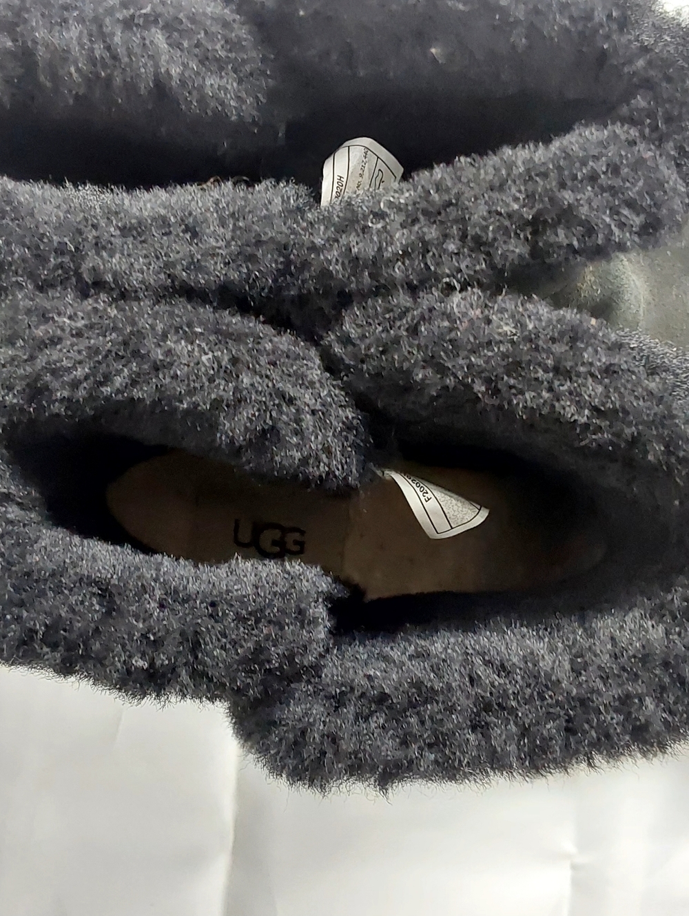 Ugg Seyline Waterproof Genuine Shearling Bootie - Picture 7 of 12